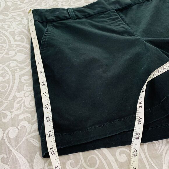 LOFT Shorts Women 6 Black The Riviera Short Side Slit 5" Inseam Preppy Vacation - Picture 10 of 10